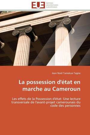 La Possession D'Etat En Marche Au Cameroun: Analyse Du Roman Et Du Film de Jean Noël Tamekue Tagne