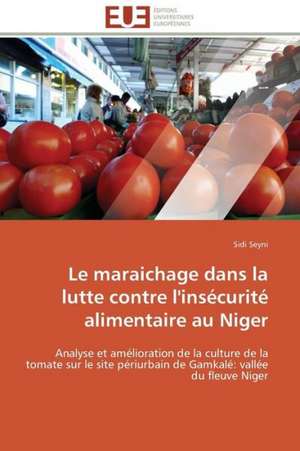 Le Maraichage Dans La Lutte Contre L'Insecurite Alimentaire Au Niger: Carrieres Et Promotions de Sidi Seyni