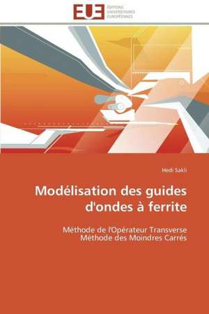 Modelisation Des Guides D'Ondes a Ferrite: Management Du Changement de Hedi Sakli