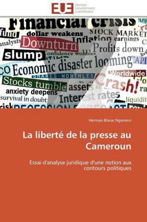 La Liberte de La Presse Au Cameroun: Outils de Gestion Des Reseaux D'Alimentation En Eau Potable de Herman Blaise Ngameni