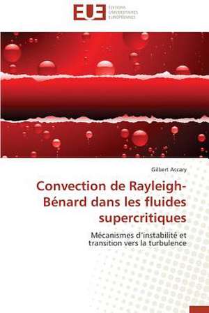 Convection de Rayleigh-Benard Dans Les Fluides Supercritiques