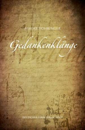 Gedankenklänge de Albert Vöhringer