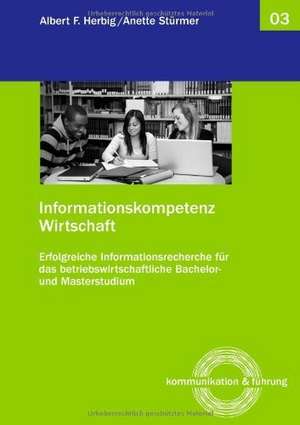 Informationskompetenz Wirtschaft de Anette Stürmer