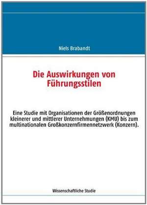 Die Auswirkungen von Führungsstilen auf die Performanz von multinationalen Firmennetzwerken de Niels Brabandt