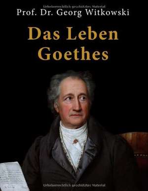 Das Leben Goethes de Georg Witkowski