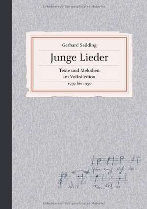 Junge Lieder de Gerhard Sedding