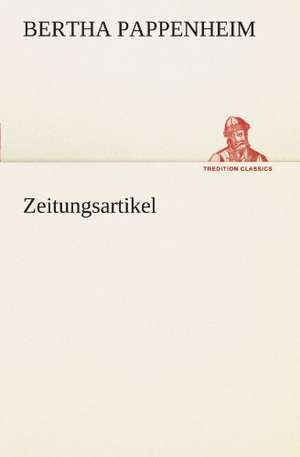 Zeitungsartikel de Bertha Pappenheim