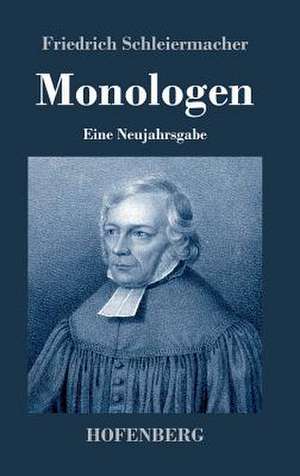 Monologen de Friedrich Schleiermacher