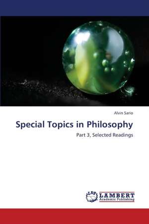 Special Topics in Philosophy de Sario Alvin