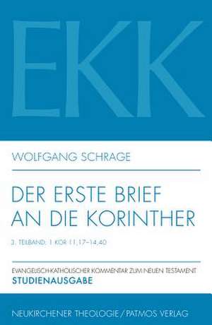 Der erste Brief an die Korinther de Wolfgang Schrage