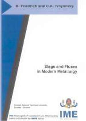 Slags and Fluxes in Modern Metallurgy de B. Friedrich