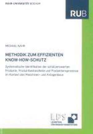 Methodik zum effizienten Know-how-Schutz de Michael Nahr