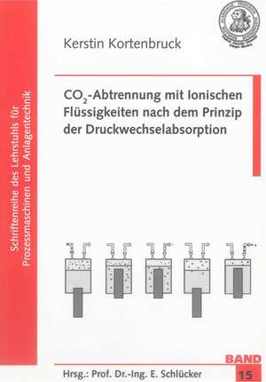 CO2-Abtrennung mit Ionischen Flüssigkeiten nach dem Prinzip der Druckwechselabsorption de Kerstin Kortenbruck