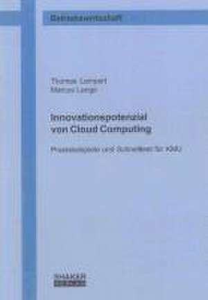 Innovationspotenzial von Cloud Computing de Thomas Lampert