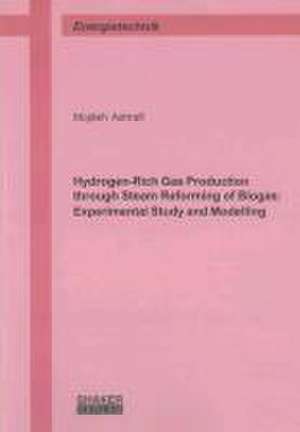 Hydrogen-Rich Gas Production through Steam Reforming of Biogas: Experimental Study and Modelling de Mojdeh Ashrafi