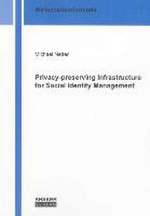 Privacy-preserving Infrastructure for Social Identity Management de Michael Netter