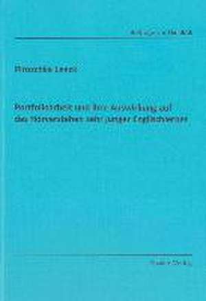 Portfolioarbeit und ihre Auswirkung auf das Hörverstehen sehr junger Englischlerner de Piroschka Leeck