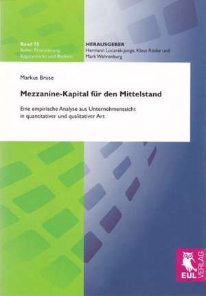 Mezzanine-Kapital für den Mittelstand de Markus Brüse