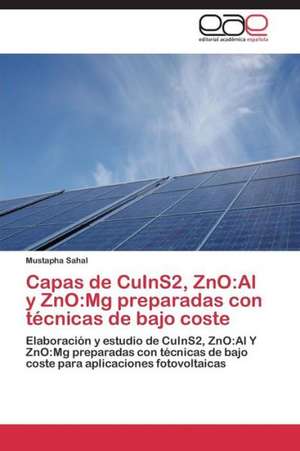 Capas de CuInS2, ZnO:Al y ZnO:Mg preparadas con técnicas de bajo coste de Mustapha Sahal