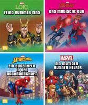 Nelson Mini-Bücher: 4er Marvel 1-4