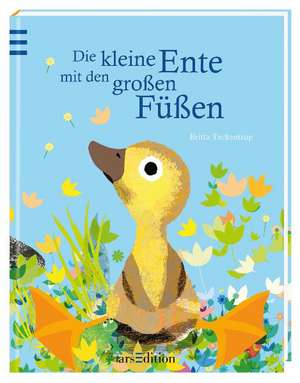 Die kleine Ente mit den großen Füßen de Britta Teckentrup