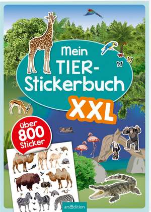 Mein Tier-Stickerbuch XXL de Ingrid Bräuer