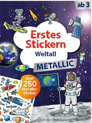 Erstes Stickern Metallic - Weltall de Sebastian Coenen