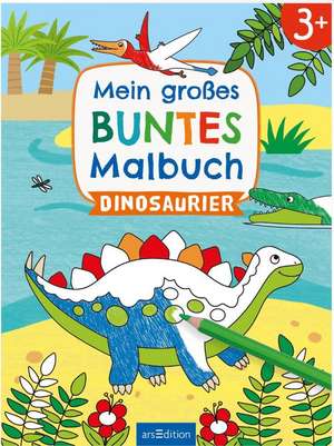 Mein großes buntes Malbuch - Dinosaurier de Lena Bellermann