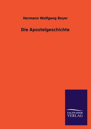 Die Apostelgeschichte de Hermann Wolfgang Beyer