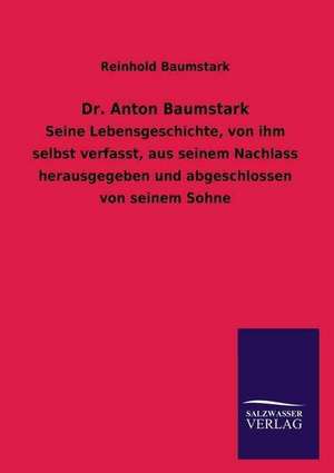 Dr. Anton Baumstark de Reinhold Baumstark