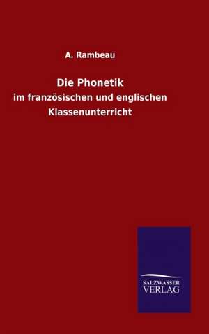 Die Phonetik de A. Rambeau