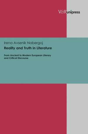 Reality and Truth in Literature de Irena Avsenik Nabergoj