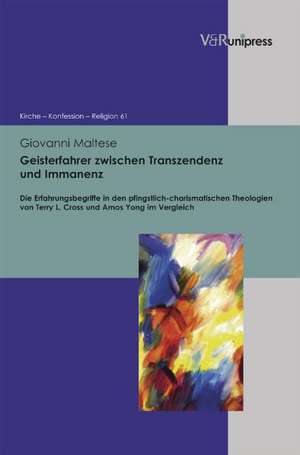 Geisterfahrer Zwischen Transzendenz Und Immanenz: Die Erfahrungsbegriffe in Den Pfingstlich-Charismatischen Theologien Von Terry L. Cross Und Amos Yon de Giovanni Maltese