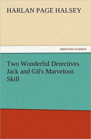 Two Wonderful Detectives Jack and Gil's Marvelous Skill de Harlan Page Halsey