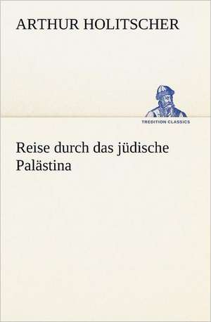 Reise Durch Das Judische Palastina: Margarete Thesing) de Arthur Holitscher