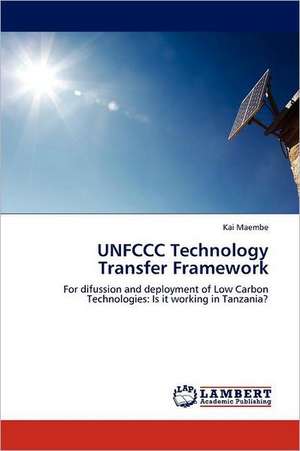 UNFCCC Technology Transfer Framework de Kai Maembe