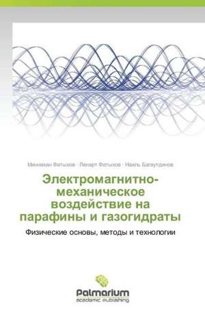 Jelektromagnitno-mehanicheskoe wozdejstwie na parafiny i gazogidraty de Minnehan Fatyhow