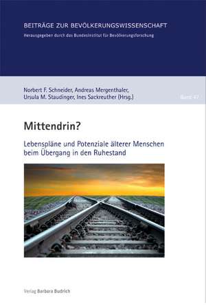 Mittendrin? Lebenspläne und Potenziale älterer Menschen beim Übergang in den Ruhestand de Norbert F. Schneider