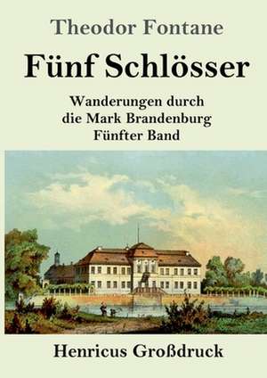 Fünf Schlösser (Großdruck) de Theodor Fontane