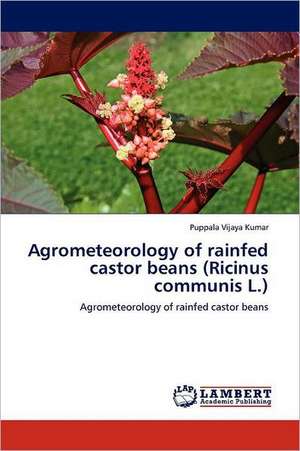 Agrometeorology of rainfed castor beans (Ricinus communis L.) de Puppala Vijaya Kumar