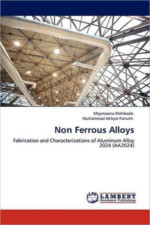 Non Ferrous Alloys de Maymoona Mahboob