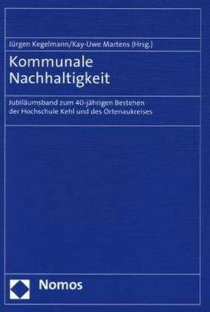 Kommunale Nachhaltigkeit de Jürgen Kegelmann