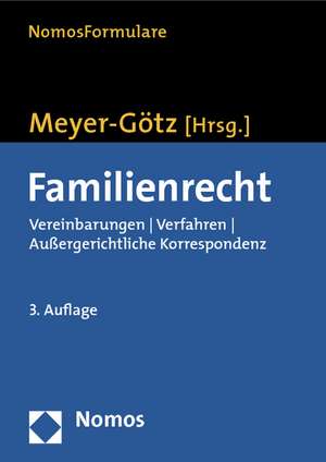 Familienrecht de Karin Meyer-Götz