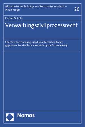 Verwaltungszivilprozessrecht de Daniel Scholz