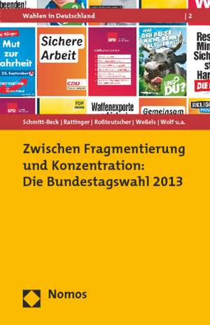 Zwischen Fragmentierung und Konzentration: Die Bundestagswahl 2013 de Rüdiger Schmitt-Beck