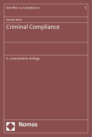 Criminal Compliance de Dennis Bock