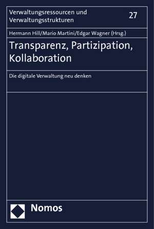 Transparenz, Partizipation, Kollaboration de Hermann Hill