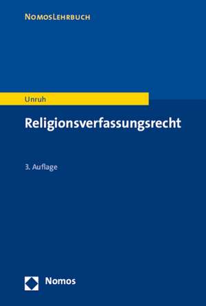 Religionsverfassungsrecht de Peter Unruh