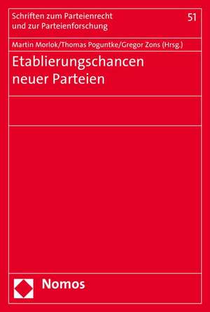 Etablierungschancen neuer Parteien de Martin Morlok