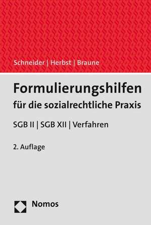 Formulierungshilfen für die sozialrechtliche Praxis de Sebastian Herbst